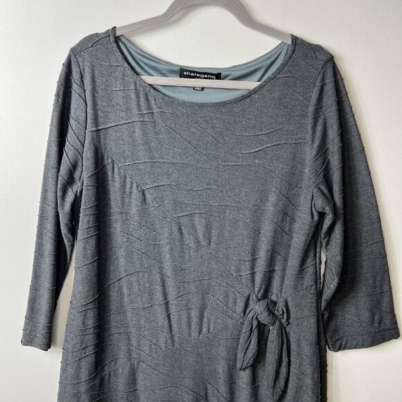 Sharagano gray dress women’s size 16 workwear - Picture 3 of 8